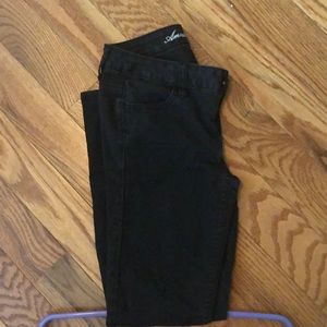 American Eagle black skinny jeans